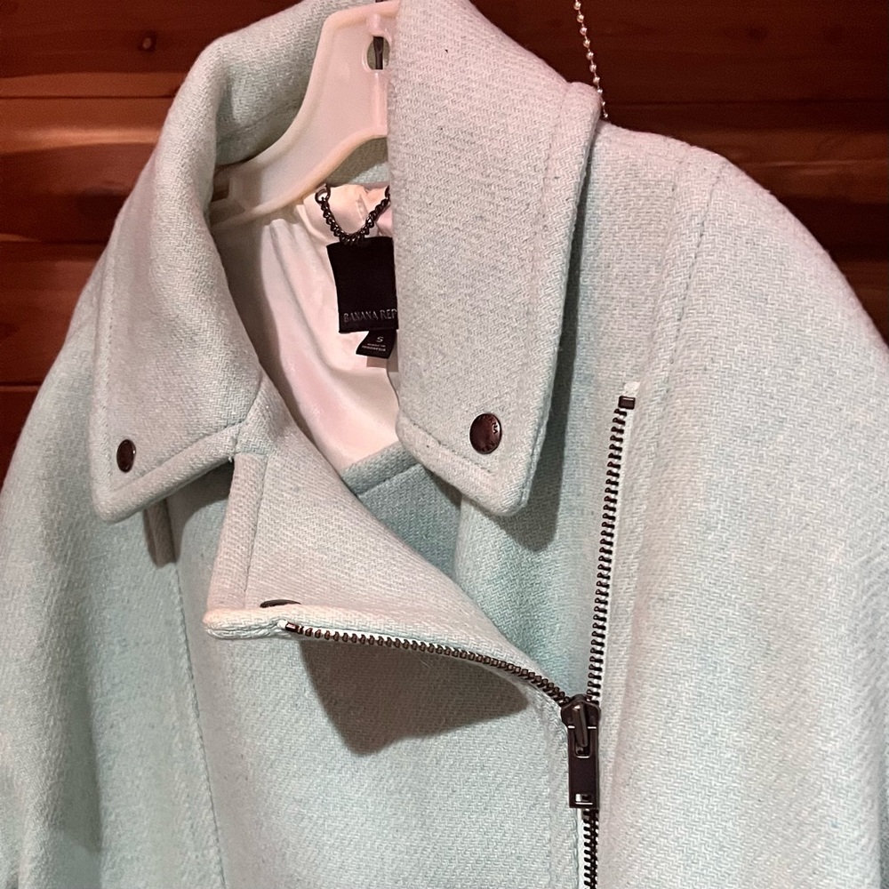 Banana Republic Moto Cocoon Jacket - Picture 3 of 13